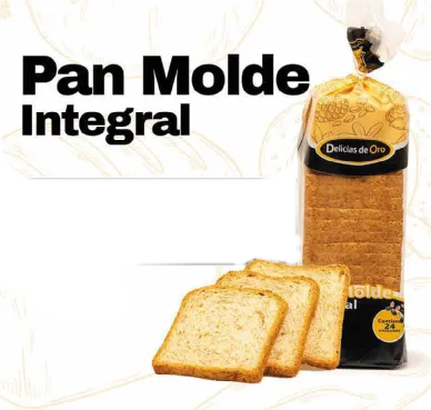 PAN MOLDE INTEGRAL (delicias de Oro)