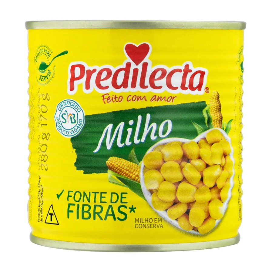 [122601] Choclo Predilecta Milho En Conserva Cero Sal X 170G