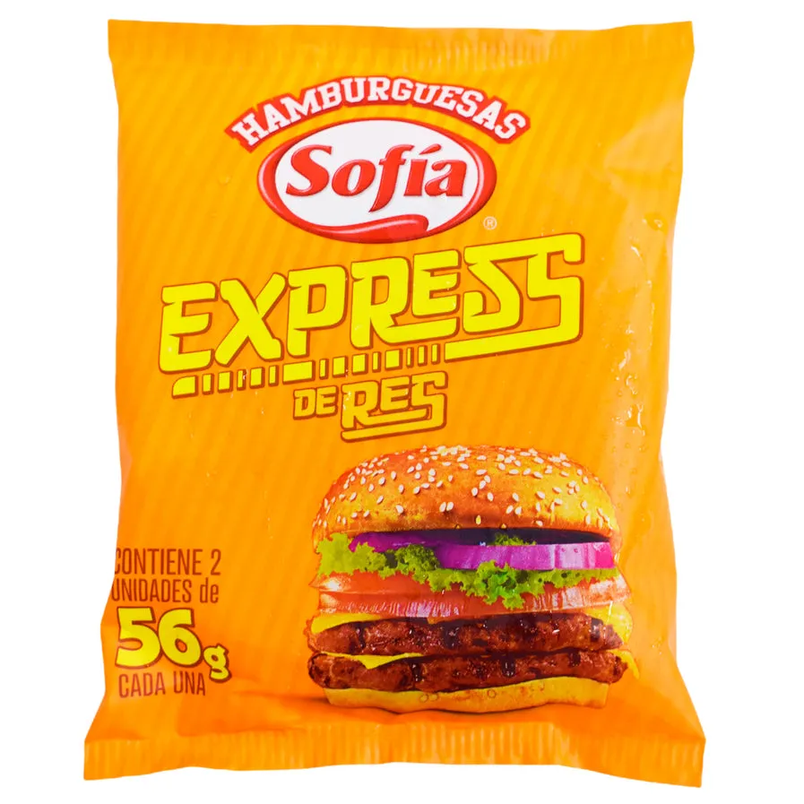 Hamburguesa Sofia 56 Res Express 3 Unidades