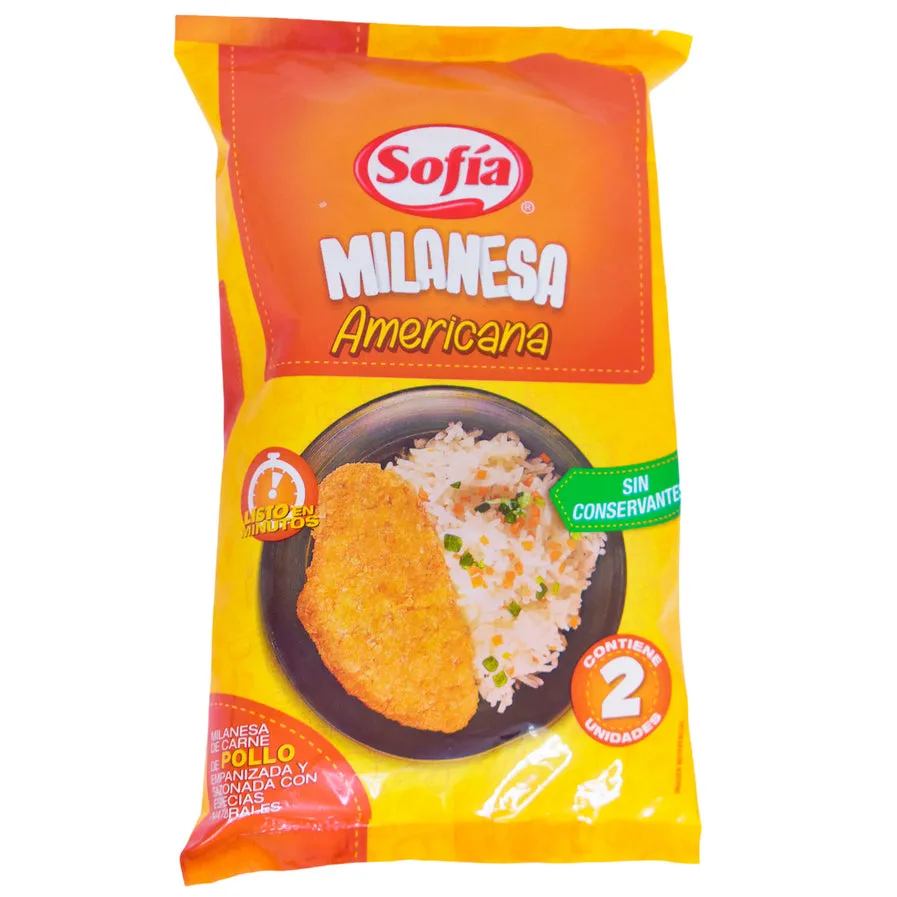 [541517] SOFIA Milanesa Americana Sachet 2 Unidades