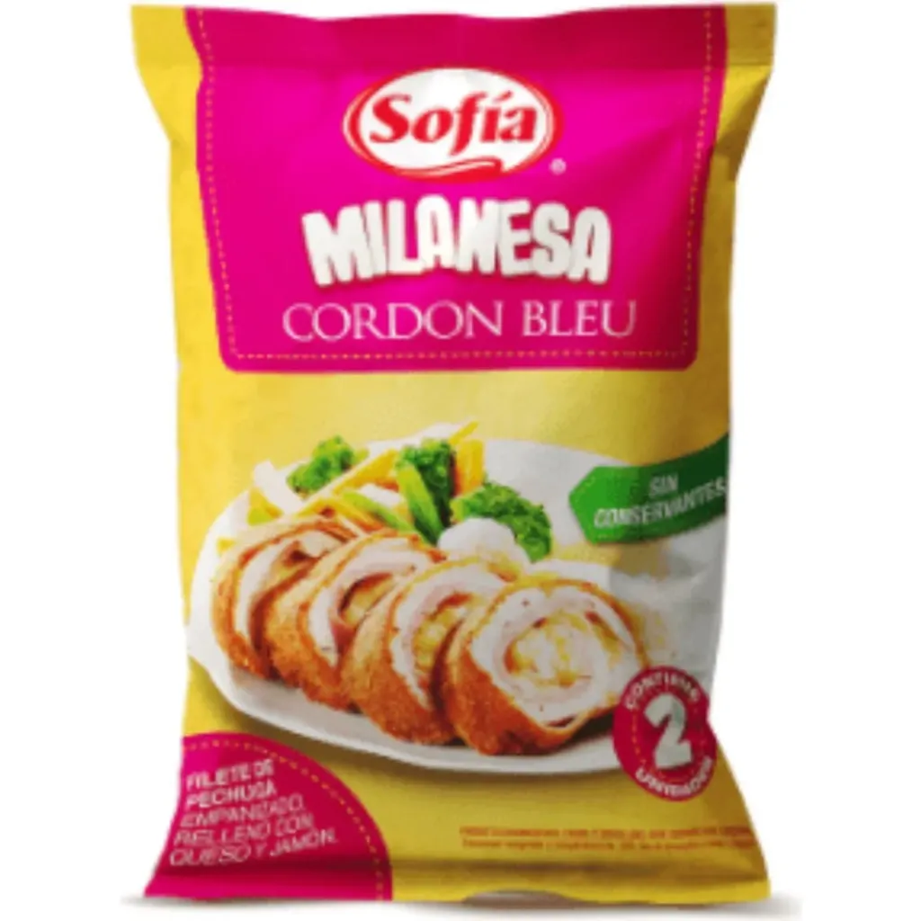 [541586] SOFIA Milanesa Cordon Bleu en sachet  150GR