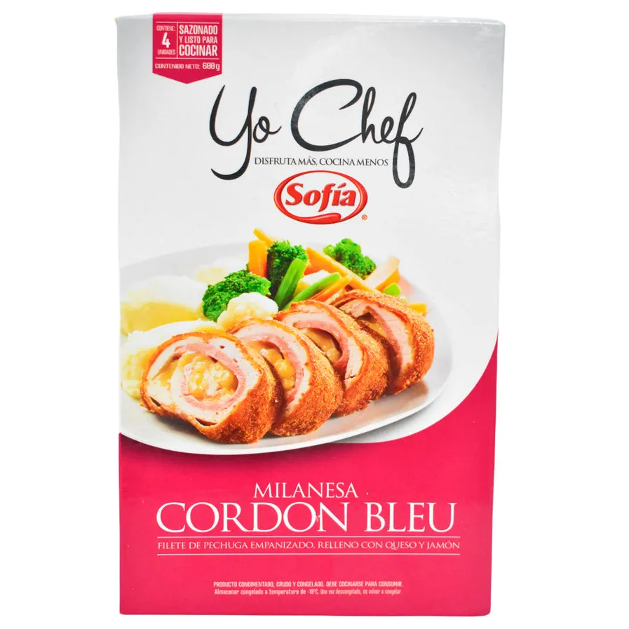 [541586] SOFIA Milanesa Cordon Bleu en sachet 