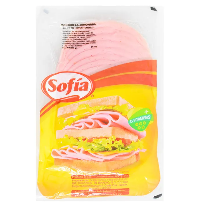 SOFIA Mortadela Jamonada Al Vacío 105g