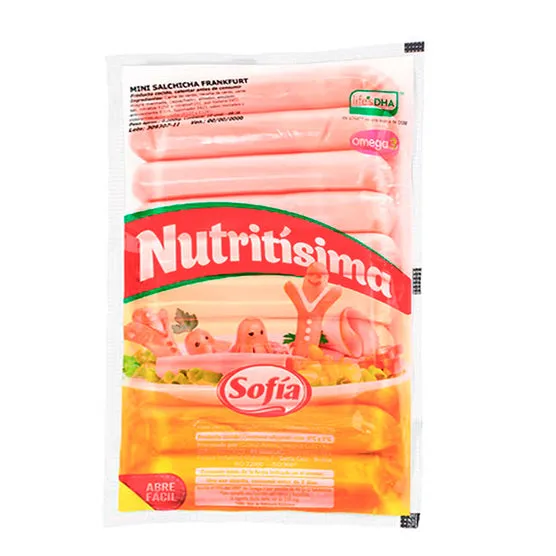 [534510] Salchicha Frankfurt De 14 Cm Al Vacío 360g sofia