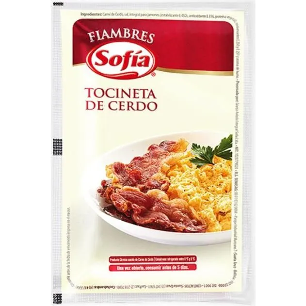 SOFIA Tocineta De Cerdo Al Vacío 150 G