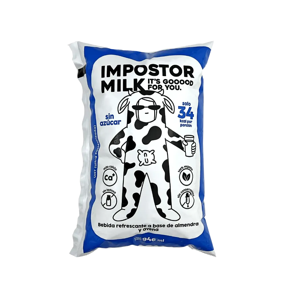[124100] LECHE VEGETAL DE ALMENDRA IMPOSTOR MILK 946ML