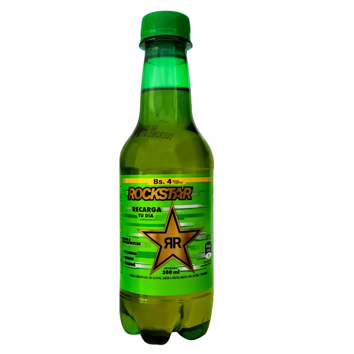 Energizante Rockstar Botella frutos mix X 300Ml 