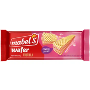 Mabels Wafer Galleta X 107G FRUTILLA