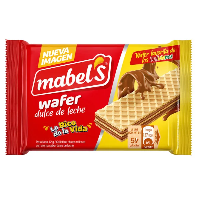 Mabels Wafer Galleta X 40G DULCE DE LECHE