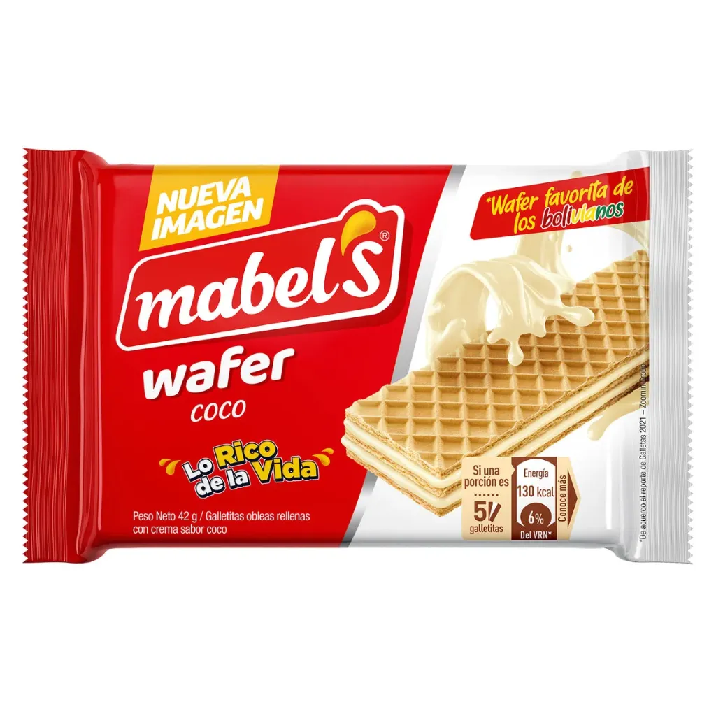 Mabels Wafer Galleta X 40G COCO