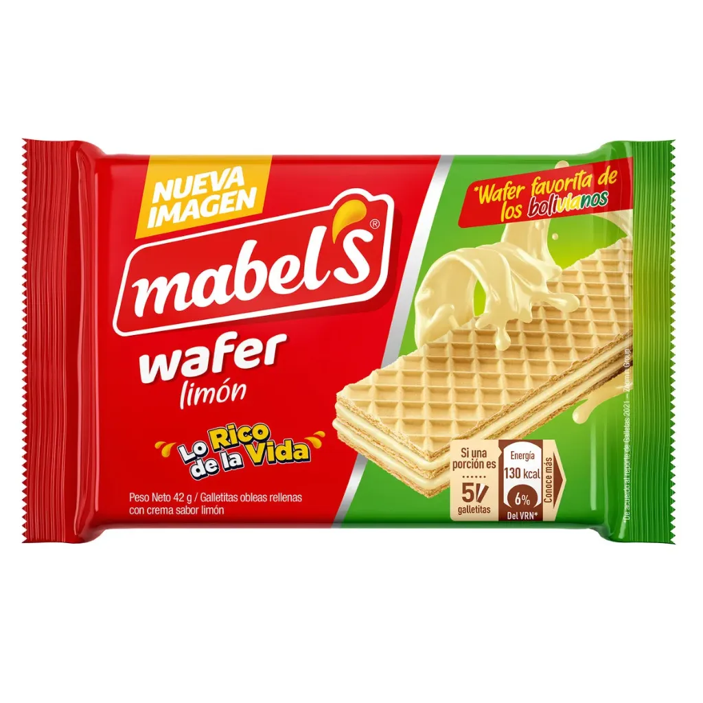 Mabels Wafer Galleta X 40G LIMON