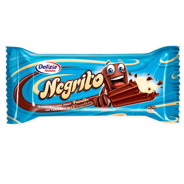 Negrito Helado Delizia X 80Ml Vainilla Chocolate