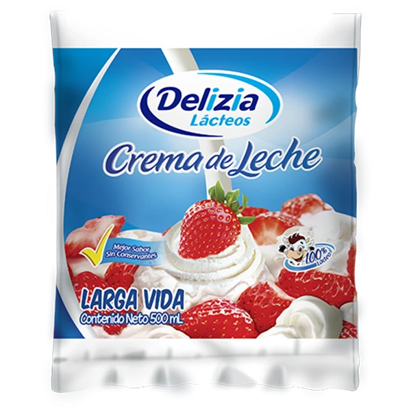 Crema De Leche Delizia X 500Ml