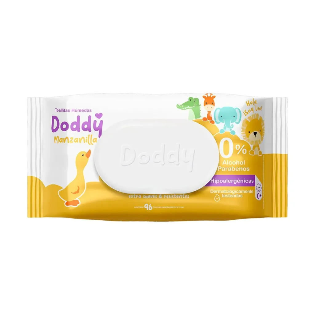 Toallitas Humedas Doddy Manzanilla x48