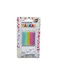 Velas de cumpleaños x10