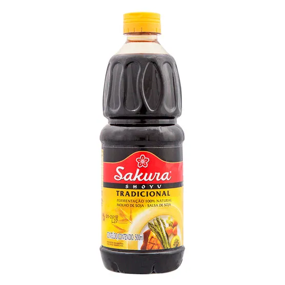 Salsa De Soya Sakura Tradicional X 500Ml