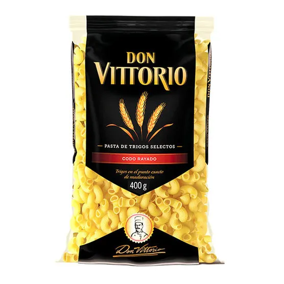 [284380912] Pasta Don Vittorio Fideo Codo Rayado X 400G