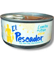 Lomitos de Atun el Pescador en agua y sal