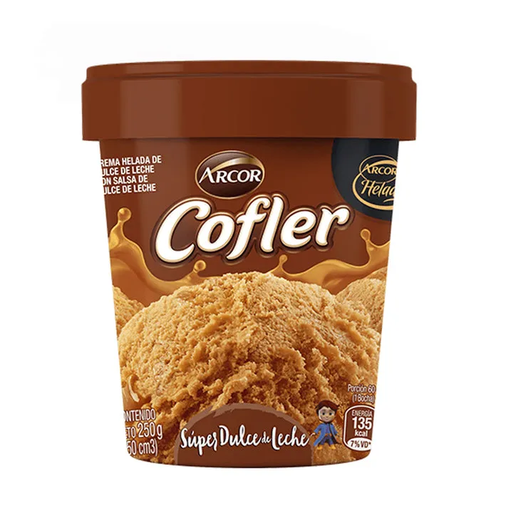[1011240] Arcor Helado Cofler Pote Dulce De Leche X 250G