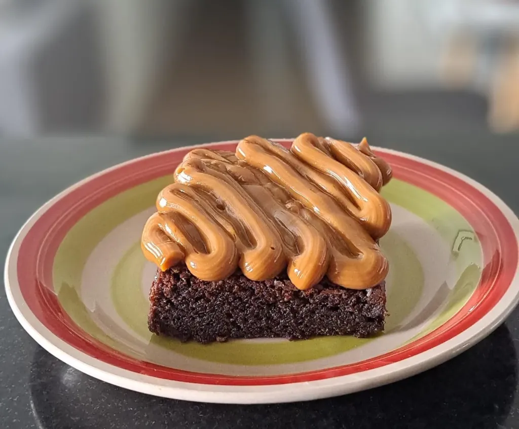 Brownie con Dulce de Leche