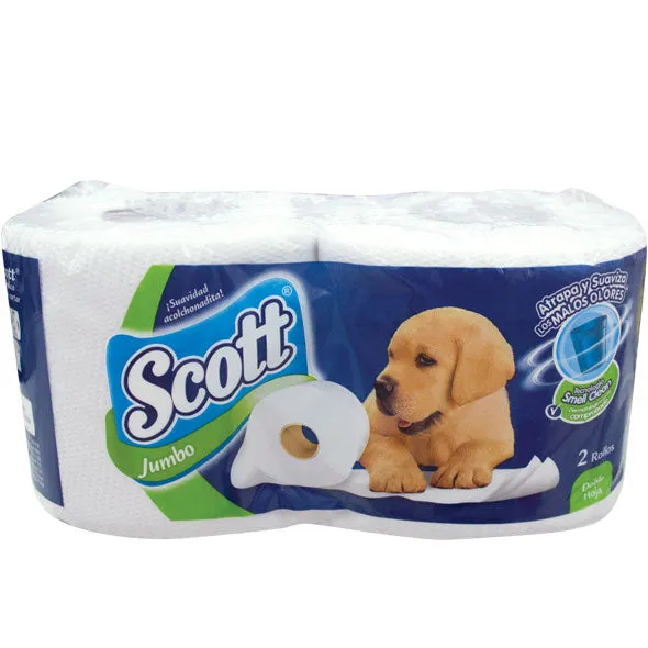Papel Higienico Scott cuidado completo x2U