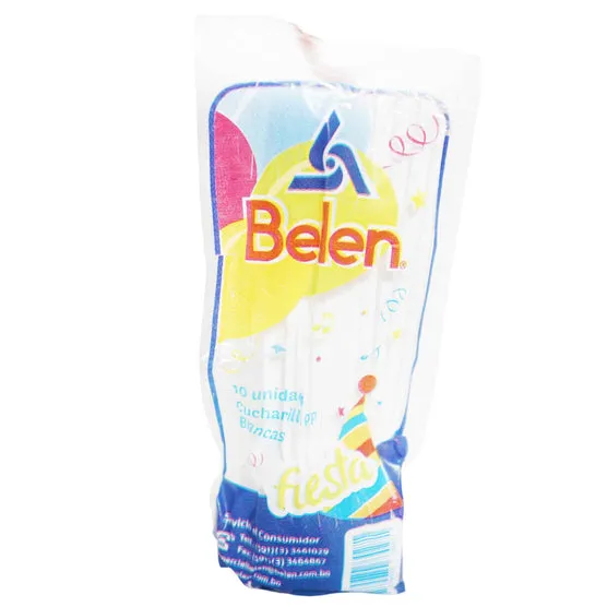 Belen Cucharillas Plasticas x10u