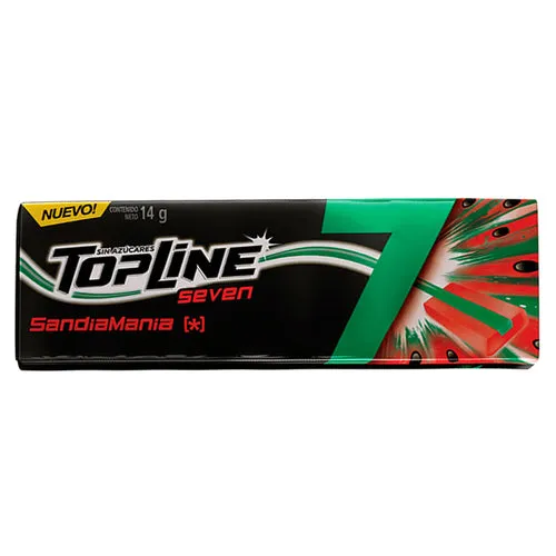 [1010918] Top Line Seven Chicle Sandiamania X 14G