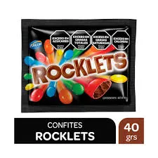 Rocklets Con Chocolate Confitado X 40G