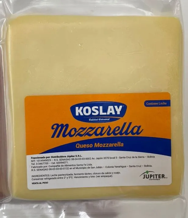 [123610001] QUESO MOZZARELLA KOSLAY AL VACIO 100GR