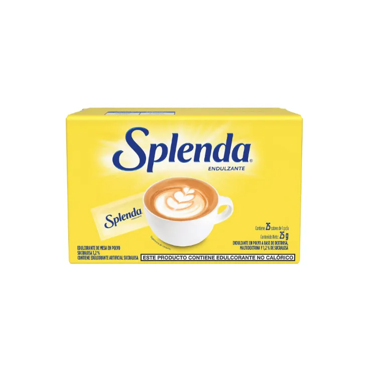 Endulzante Splenda Sucralosa 25 Sobres