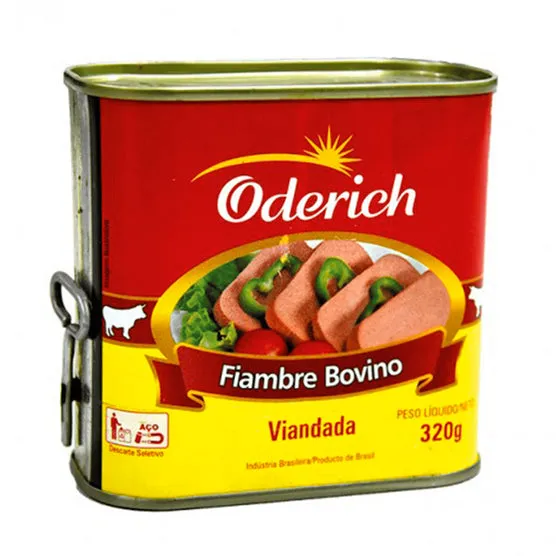  Fiambre Oderich De Carne Viandada Lata 320G
