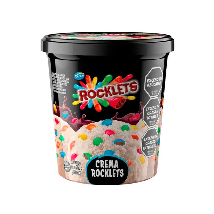 [1013959] Helado Arcor Rocklets Crema Pote X 250G