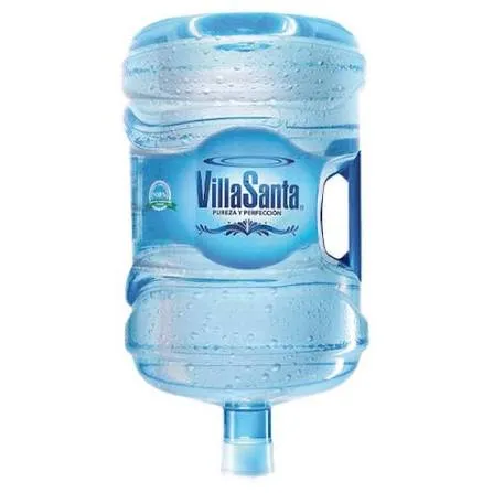 agua bidon de 20 litros villa santa (recarga)