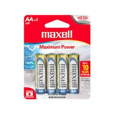 Maxell Pila Alcalina AA x4