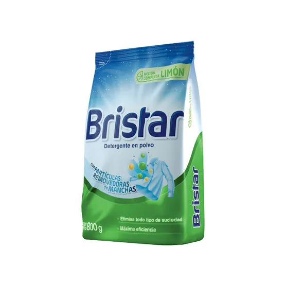 Detergente en polvo limon Bristar 700G