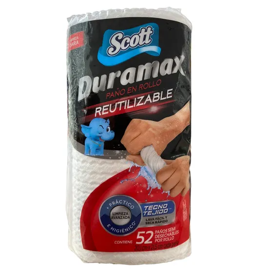 Paño Reutilizable Scott Duramax 52 Hojas X 1Unidad