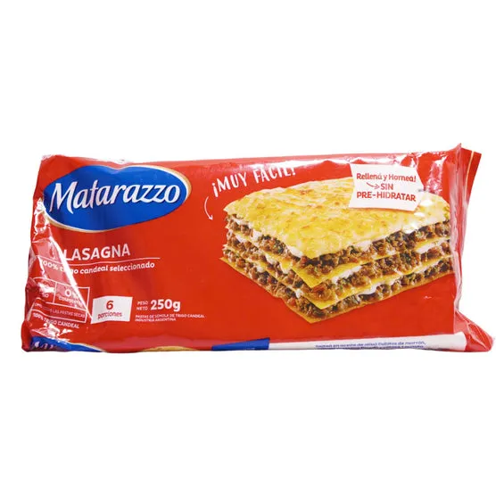 [103033] Pasta Matarazzo Lasagna X 250G