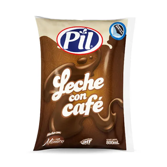 [f01182] LECHE PIL CON CAFE BOLSA 800ML 