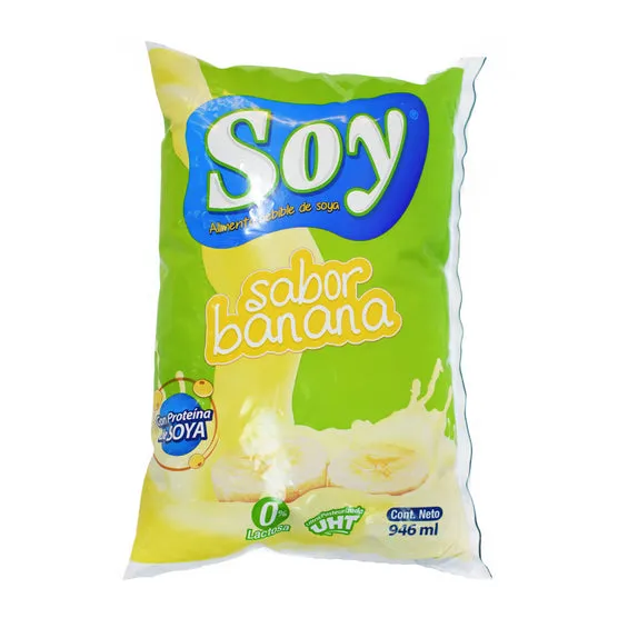 [F06534] Soy Leche De Soya Sabor A Banana X 946Ml