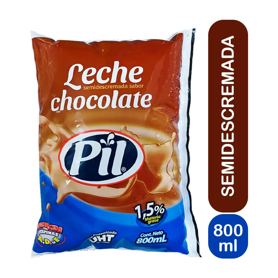 LECHE PIL CHOCOLATE BOLSA 800ML
