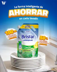 Lavavajilla Limon Bristar Doypack 500G 