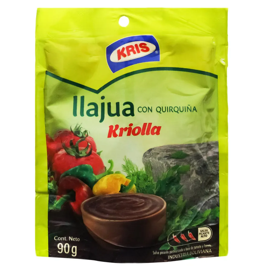 Llajua con Quirquiña criolla KRIS 90gr