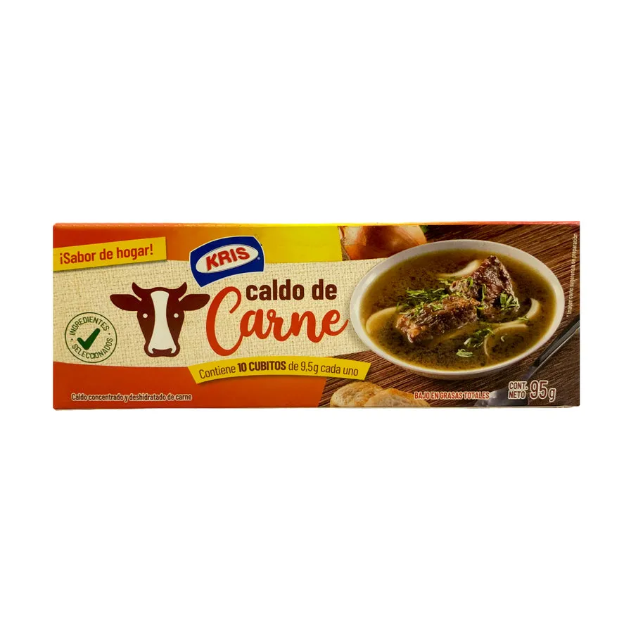 Caldo De Carne Kris En Cubo X 95G