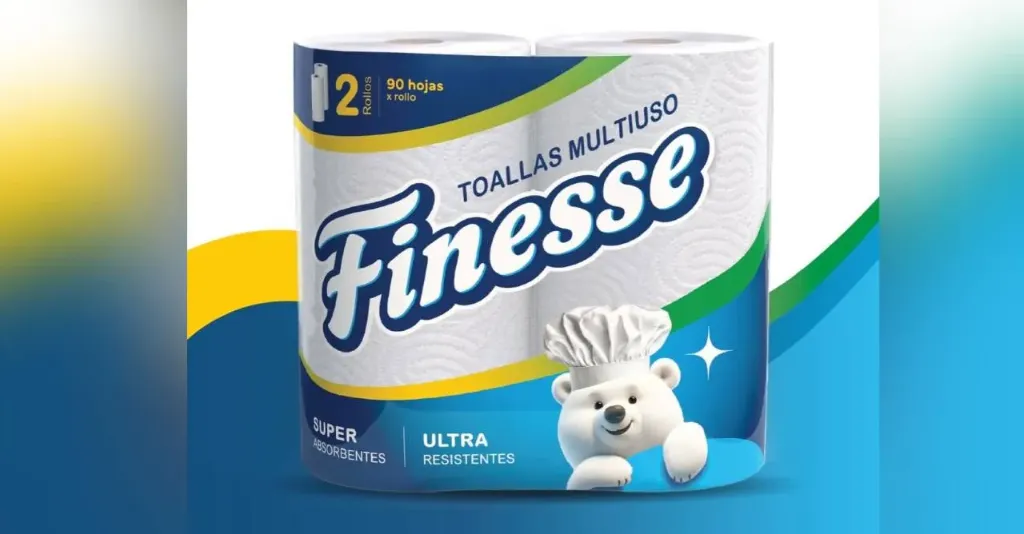 TOALLA ABSORVENTE FINESSE MULTIUSO x2U