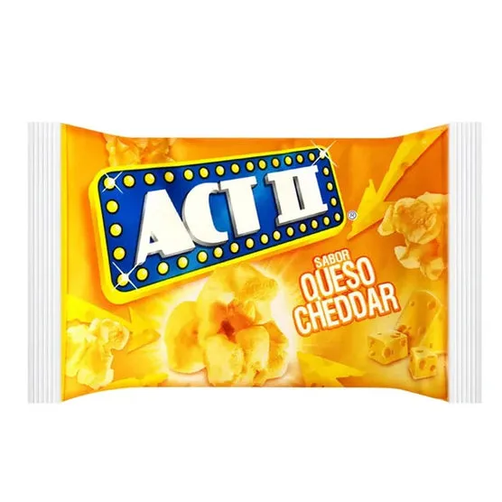 Act II Pipocas Queso Cheddar Bolsa X 90G   