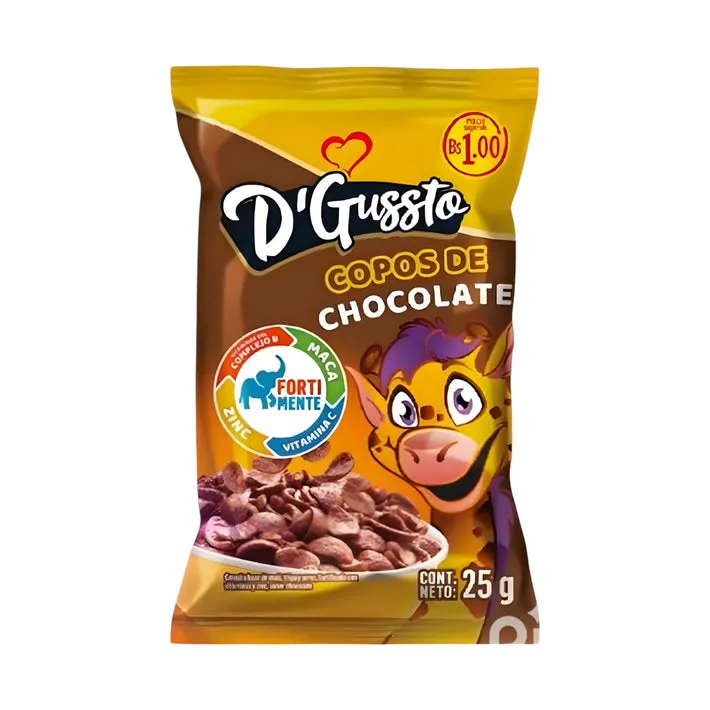 [623182] Cereal Dgussto Copos De Chocolate X 25G 