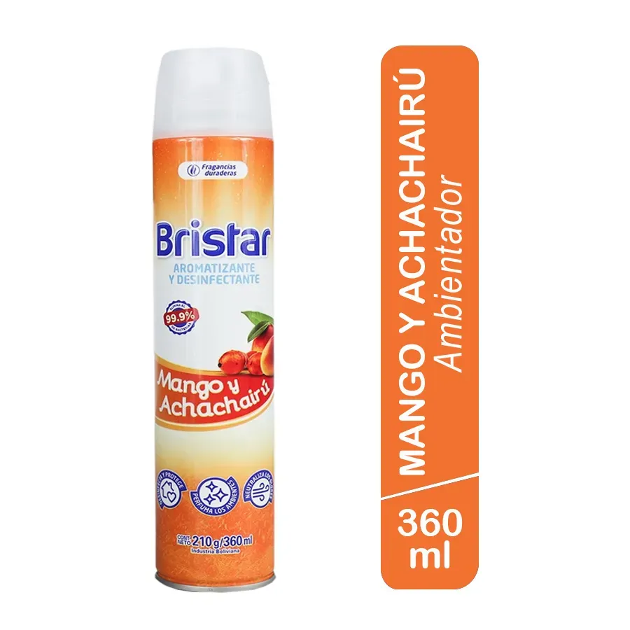 Ambientador Aerosol Bristar Mango Achachairu