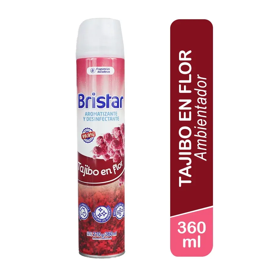 [400743] Ambientador Aerosol Bristar Tajibo Flor 360 ml