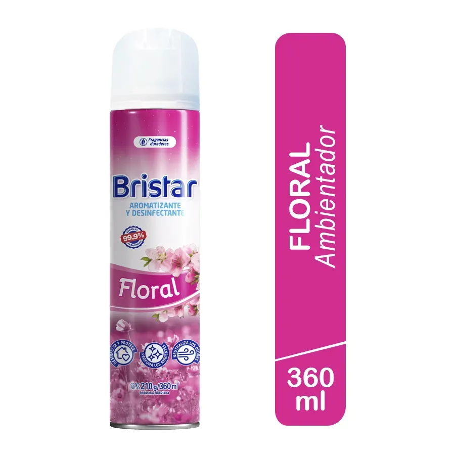 Ambientador Aerosol Bristar Floral 360 ml