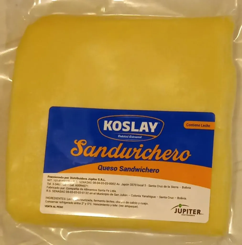 [123609001] QUESO SANDWICHERO KOSLAY AL VACIO 100GR